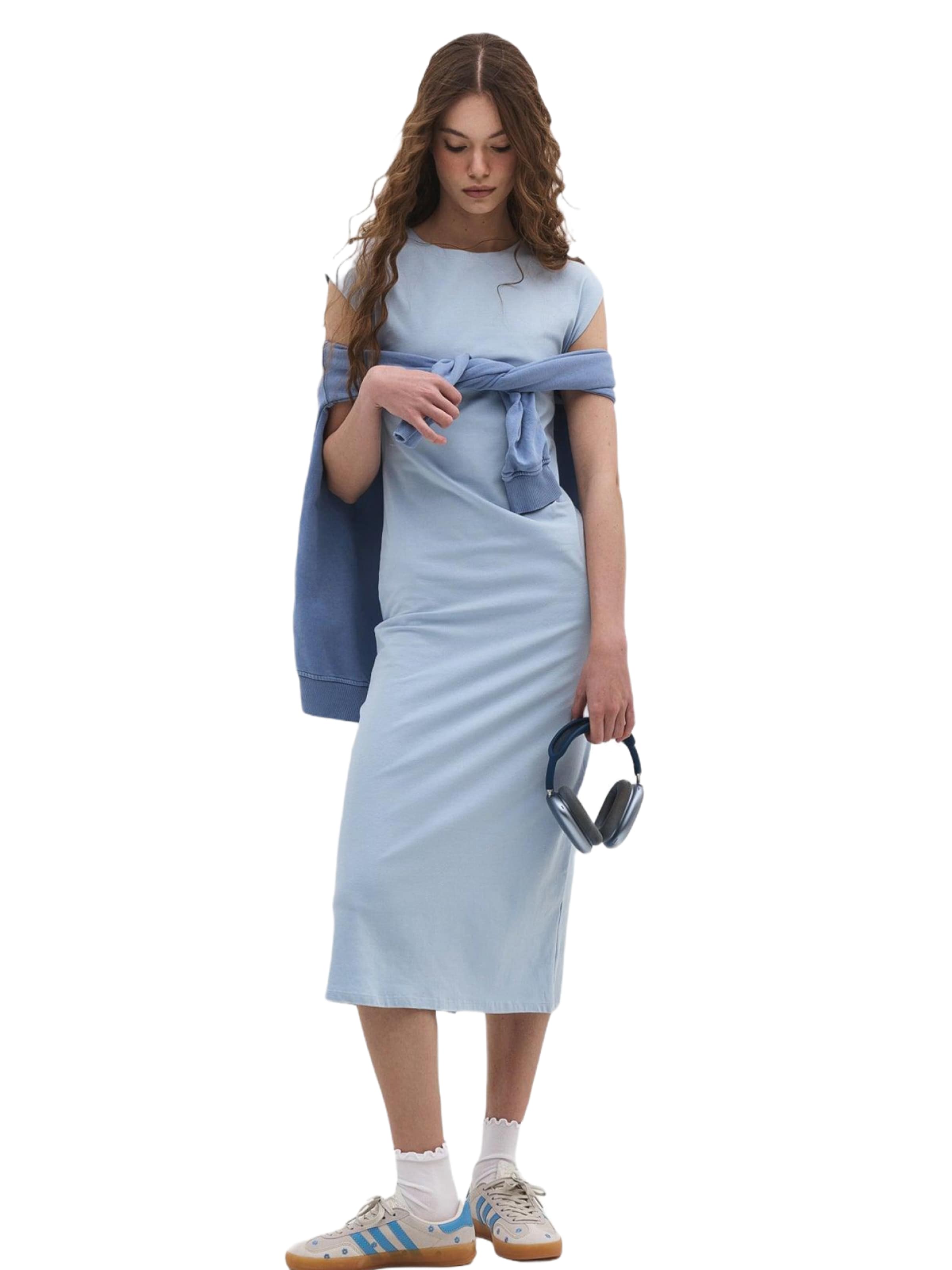 No Matter What Jurk in Blauw: voorkant