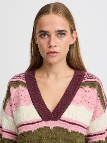 ICHI Sweater 'IH ASTRA' in Red