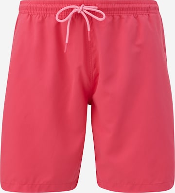 s.Oliver Men Big Sizes Board Shorts in Red: front
