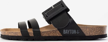 Bayton - Sapato aberto 'Ferrol' em preto: frente