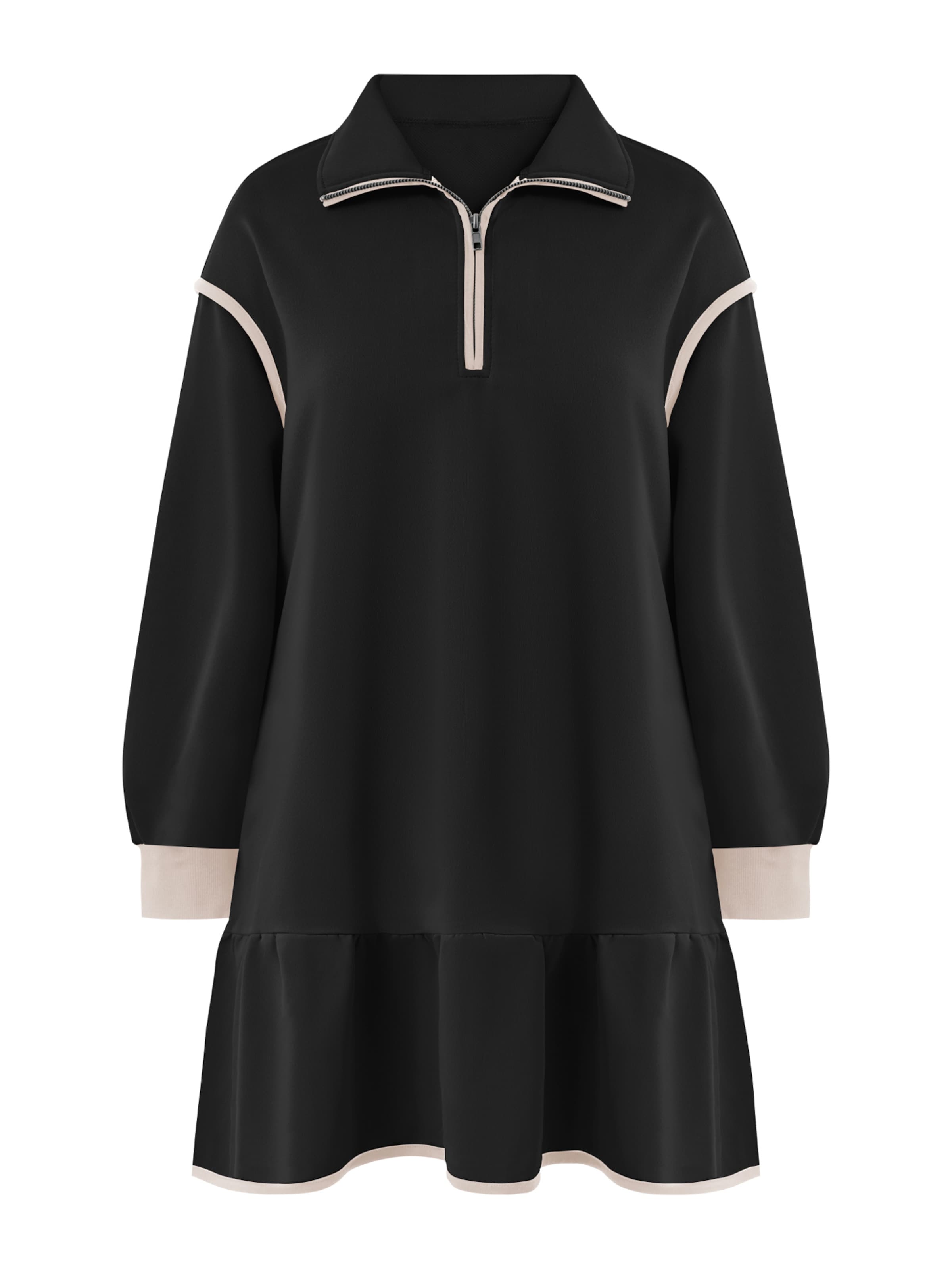 Imily Bela Šaty - Čierna: predná strana