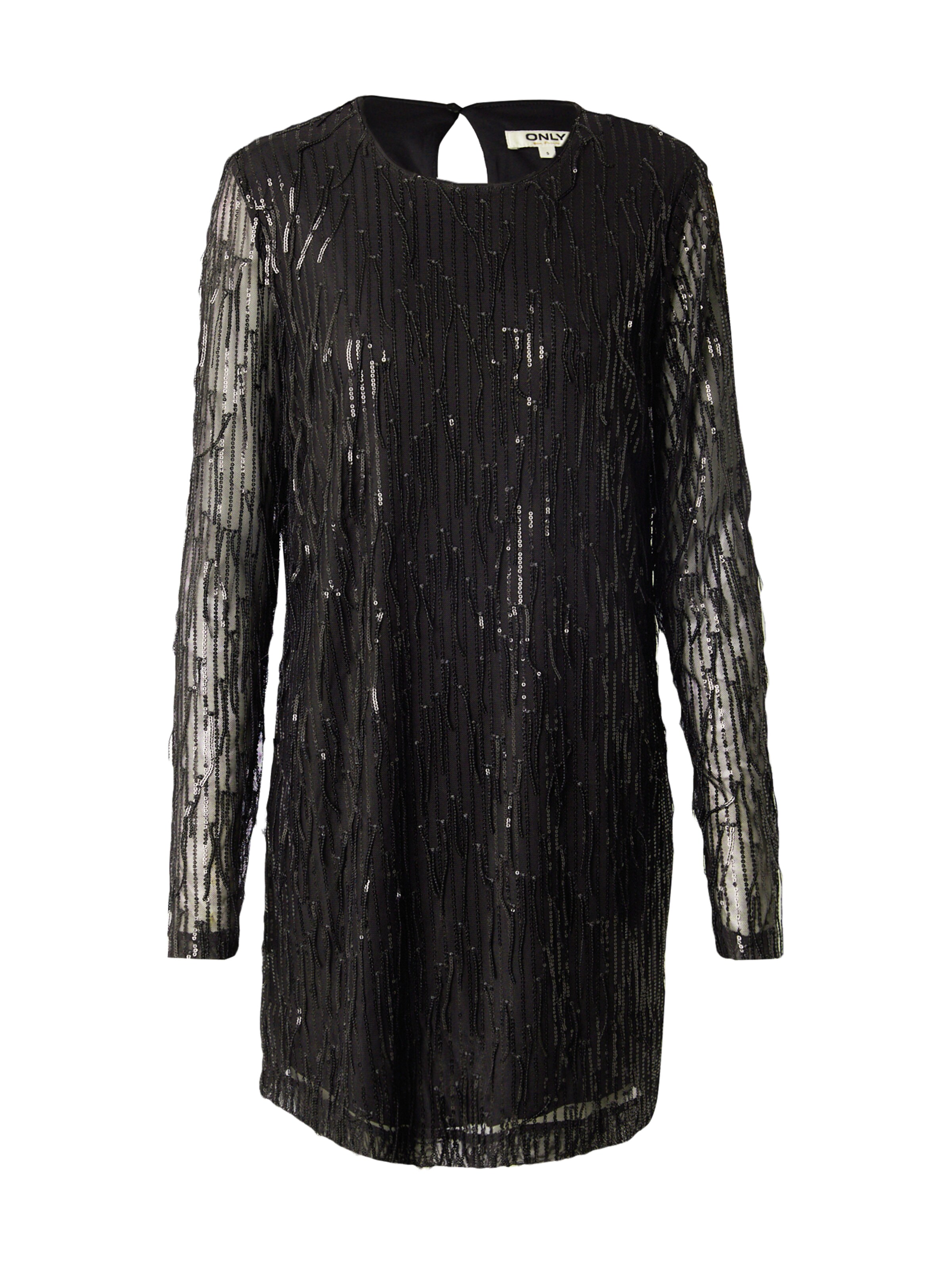ONLY Φόρεμα κοκτέιλ 'ONLAnika Spacy' σε μαύρο: μπροστά