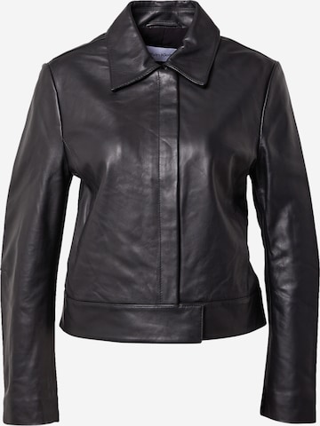 Veste mi-saison Calvin Klein en noir : devant