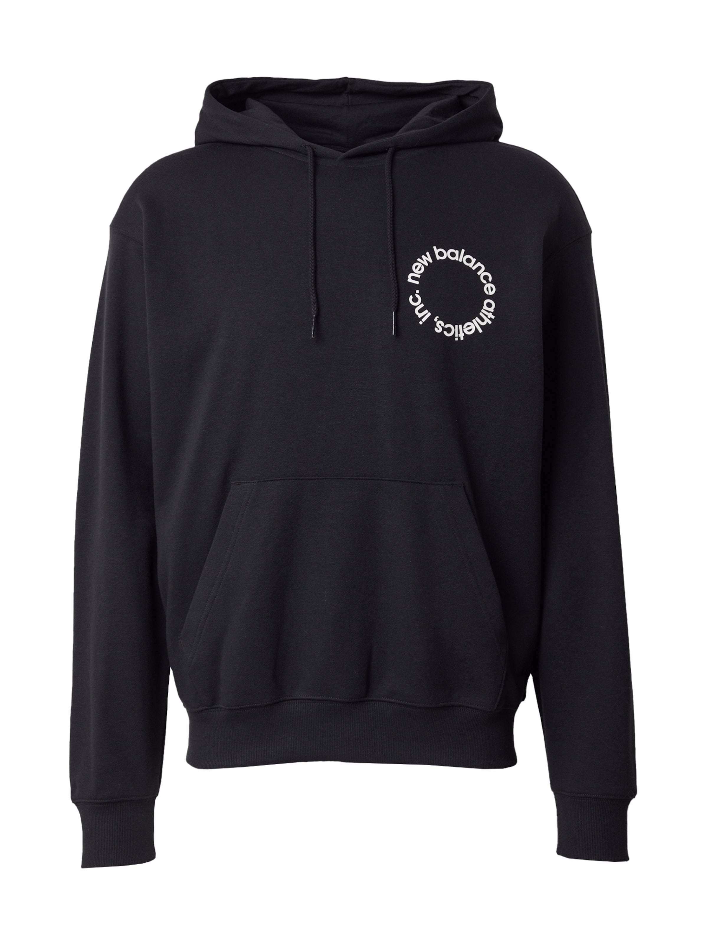 Sweat-shirt new balance en noir : devant