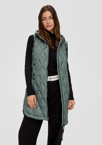 Gilet QS en vert : devant