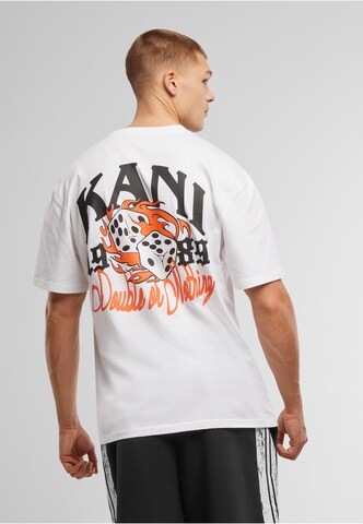 Karl Kani Shirt 'Dice' in White: front