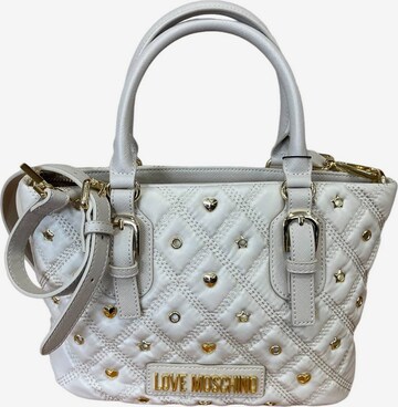 MOSCHINO Handbag in White: front