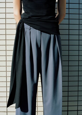 MANGO Regular Pants 'Uma' in Blue