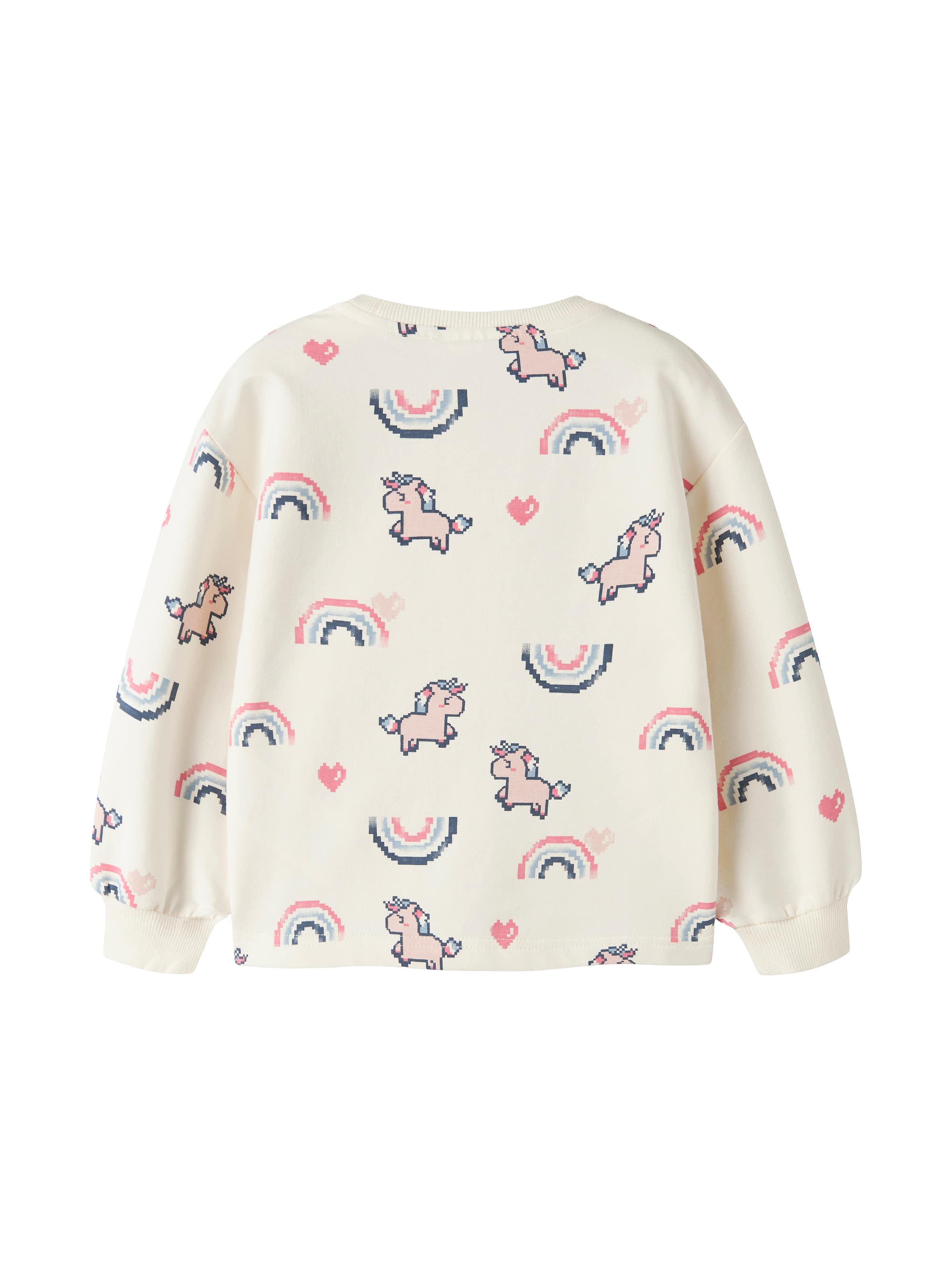 NAME IT - Sudadera 'NMFLILITH' en blanco