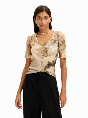 Desigual Shirt in Bruin: voorkant