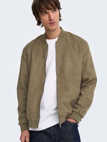 Only & Sons Jacke 'ONSLUCAS' in Braun