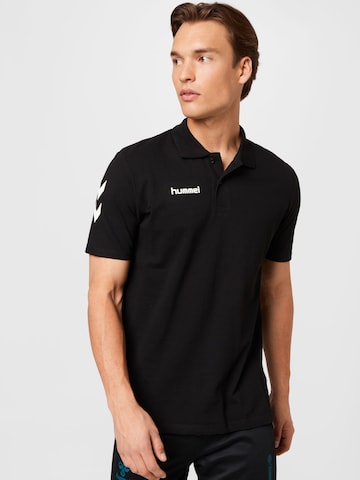 Hummel - Camiseta funcional en negro: frente