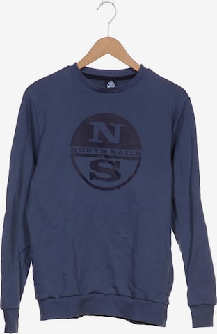 North Sails Sweatshirt & Zip-Up Hoodie in M in Blue: front