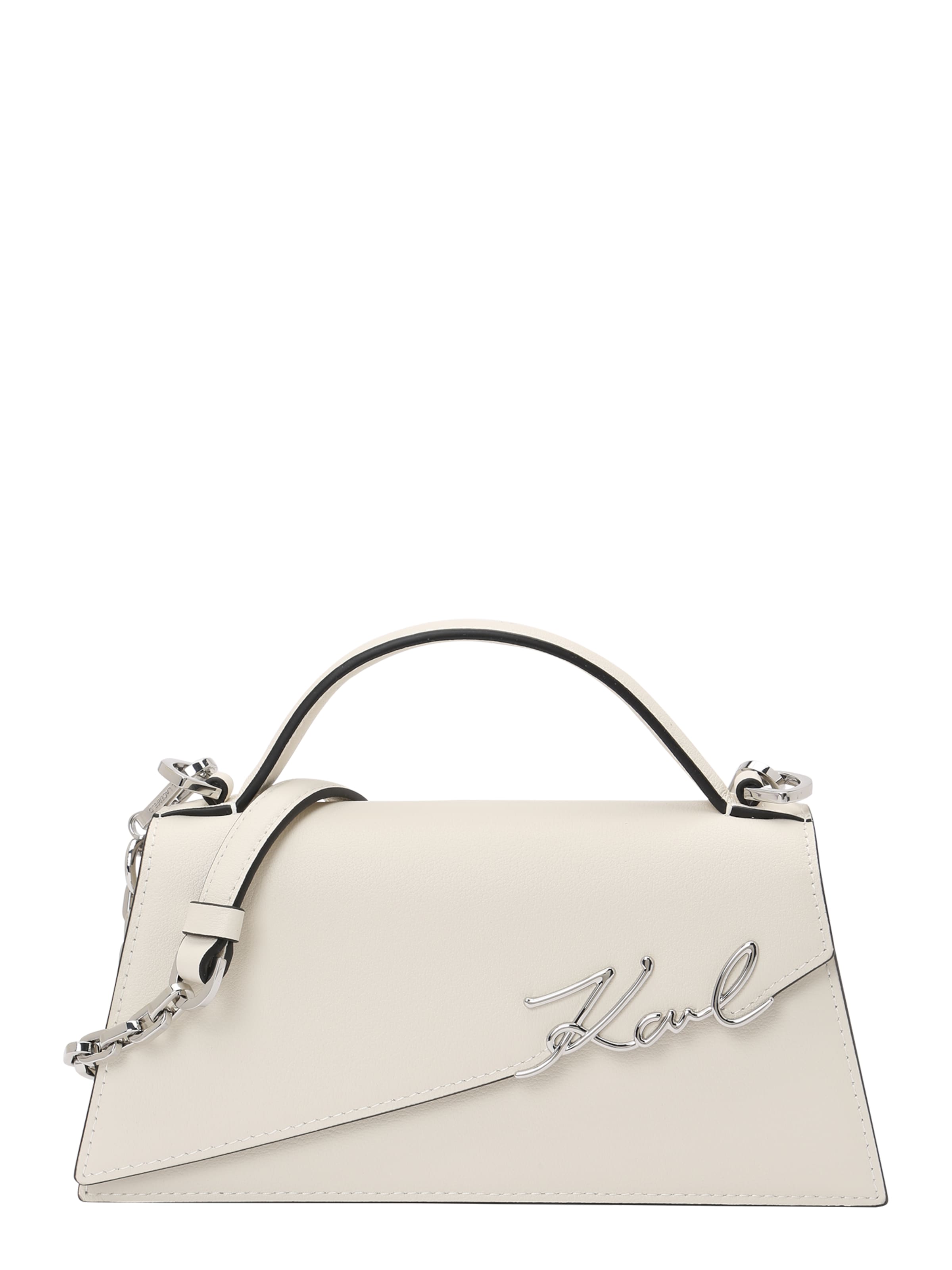 Karl Lagerfeld Schoudertas in Wit: voorkant