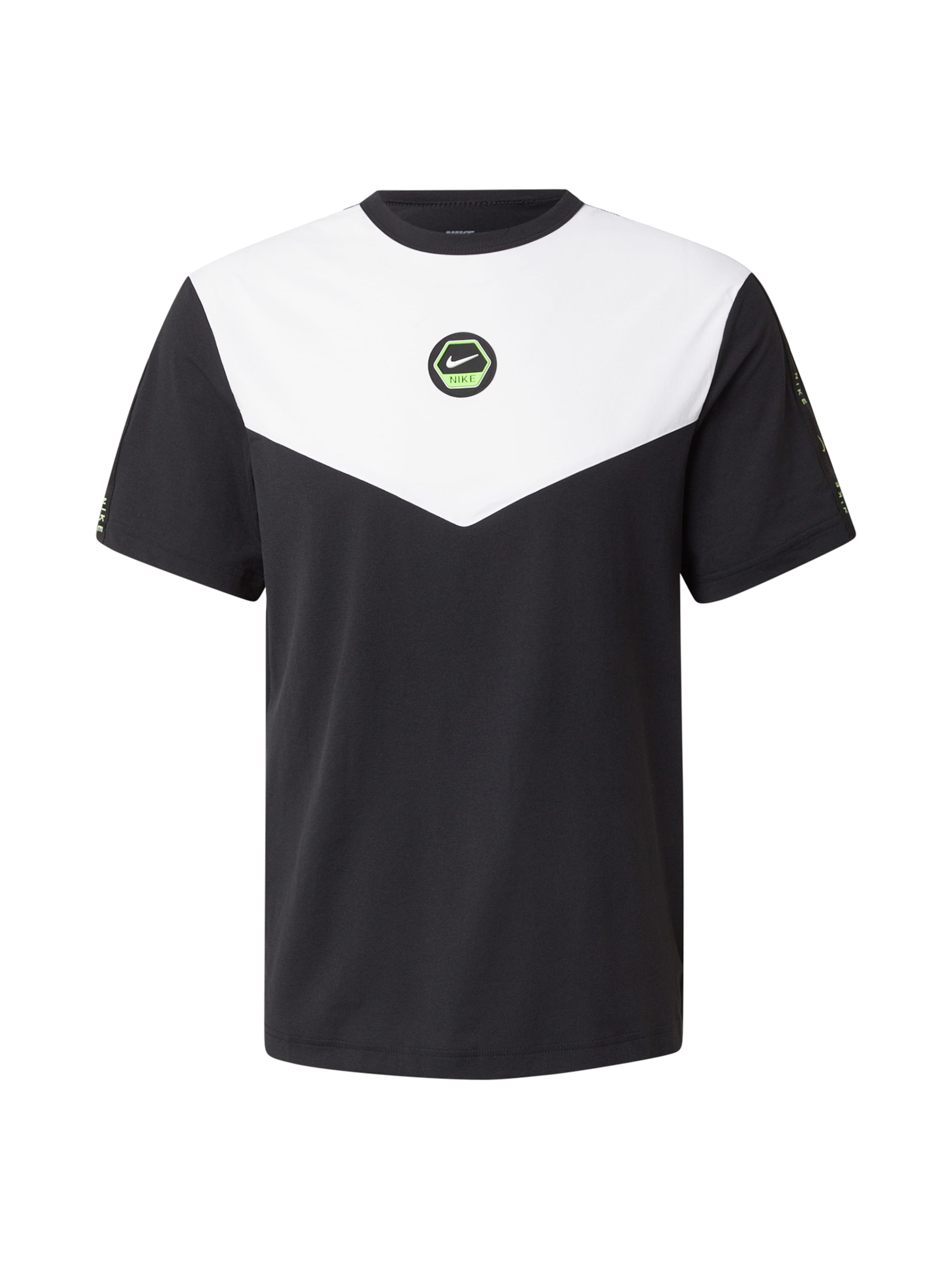 Nike Sportswear T-Shirt in apfel / schwarz / weiß, Produktansicht