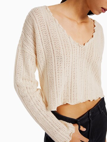 Bershka Trui in Beige