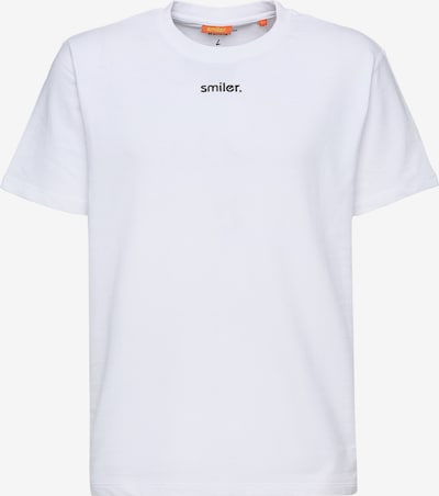 smiler. T-Shirt in schwarz / weiß, Produktansicht