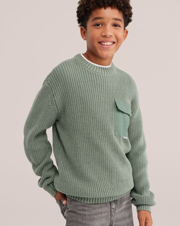WE Fashion - Jersey en verde: frente