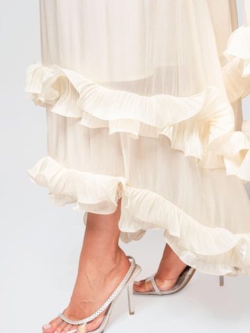 Ombre Abendkleid‌‌‌‌‌‌ in Beige