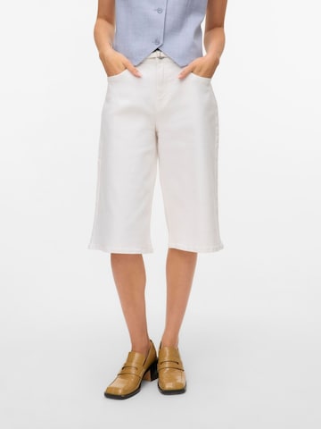 VERO MODA Loosefit Broek 'VMAnnet' in Wit: voorkant