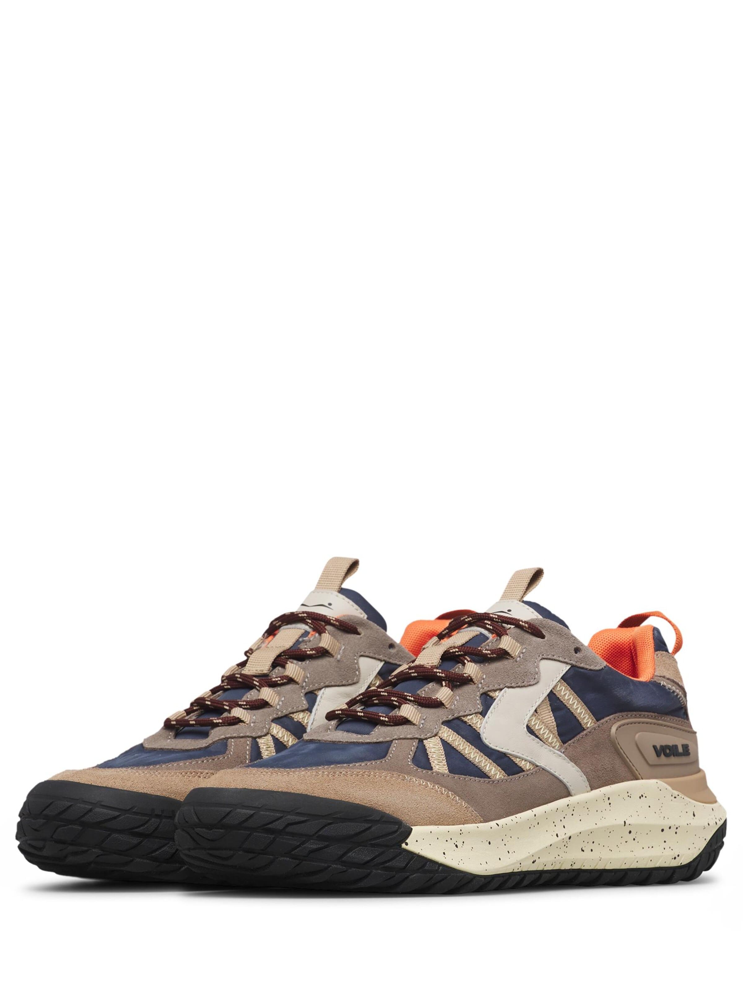 Baskets basses 'CLUB ACT 2 M.' Voile blanche en marron