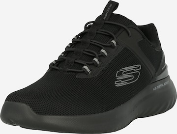 SKECHERS Slip on boty – černá: přední strana