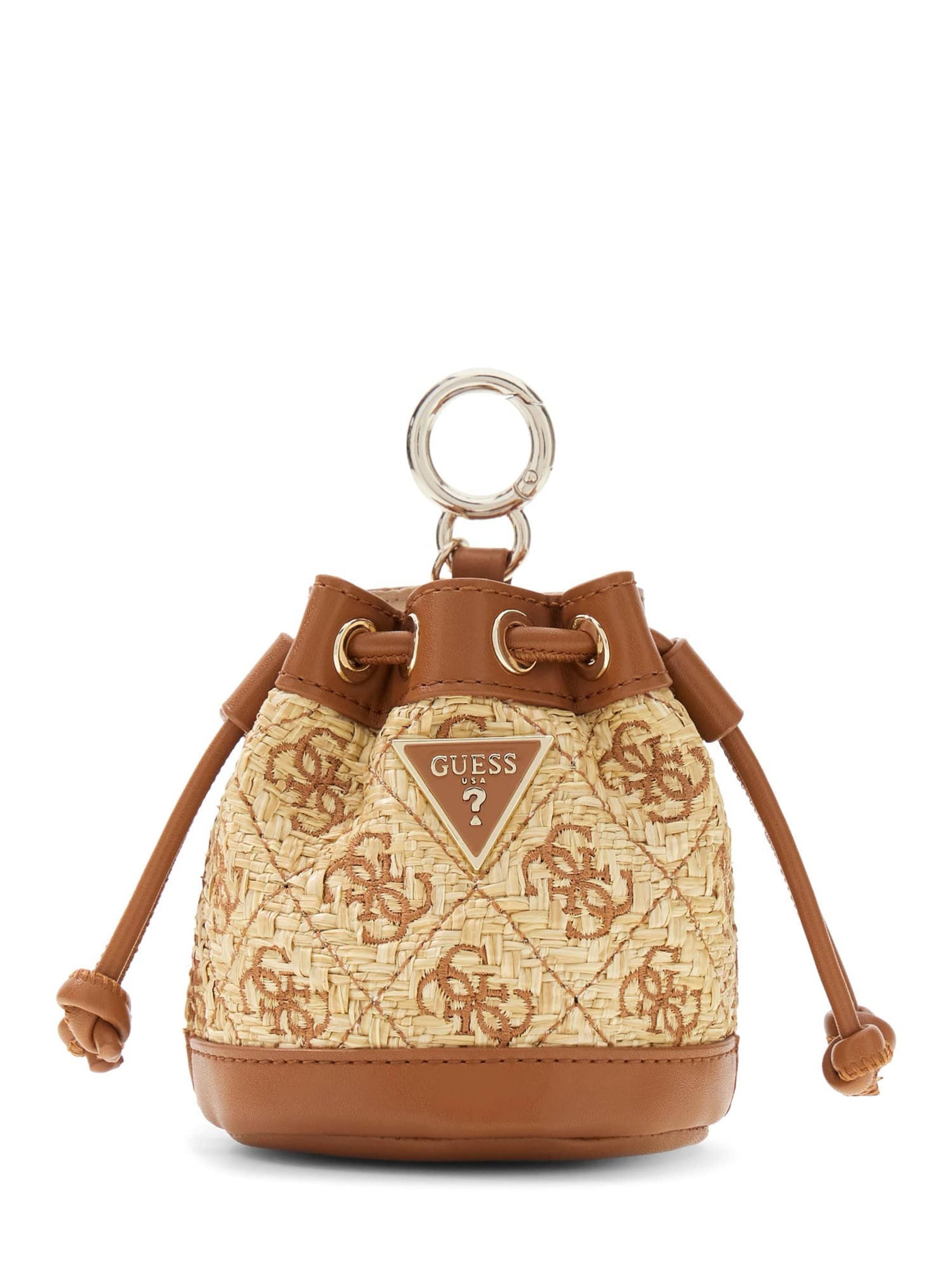 GUESS Key Ring 'Kirsten' in Brown: front