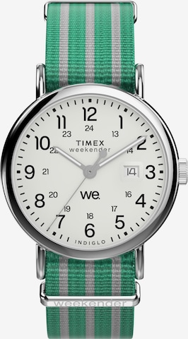 TIMEX Analoog horloge 'Timex Weekender' in Groen: voorkant