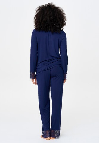 LingaDore Pyjama in Blau