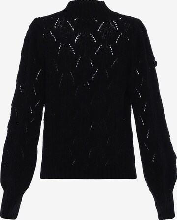 Pull-over faina en noir : devant