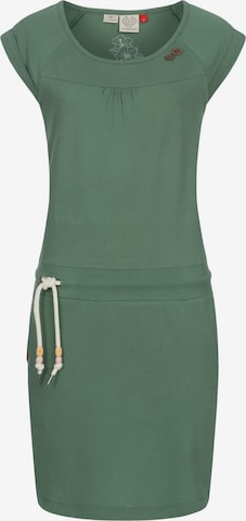 Ragwear Summer Dress 'Penelope' in Green: front