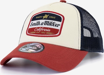 Smith and Miller Cap 'Vicent' in Red: front