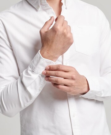 Superdry Regular Fit Hemd in Weiß