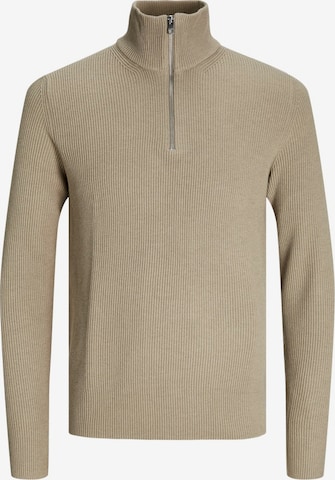 JACK & JONES Свитер 'JJEPerfect' в Бежевый: спереди
