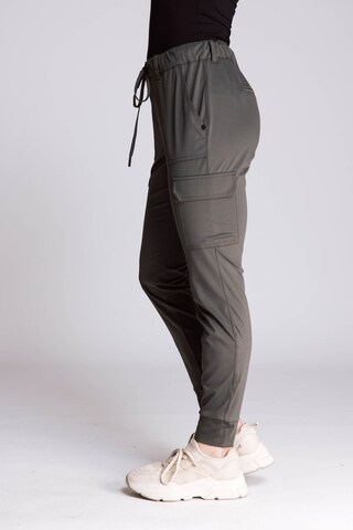 Zhrill Tapered Cargohose in Grün