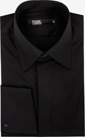 Karl Lagerfeld Slim Fit Hemd in Schwarz