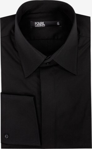 Karl Lagerfeld Slim fit Button Up Shirt in Black
