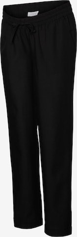 Pantalon 'Petra' MAMALICIOUS en noir : devant