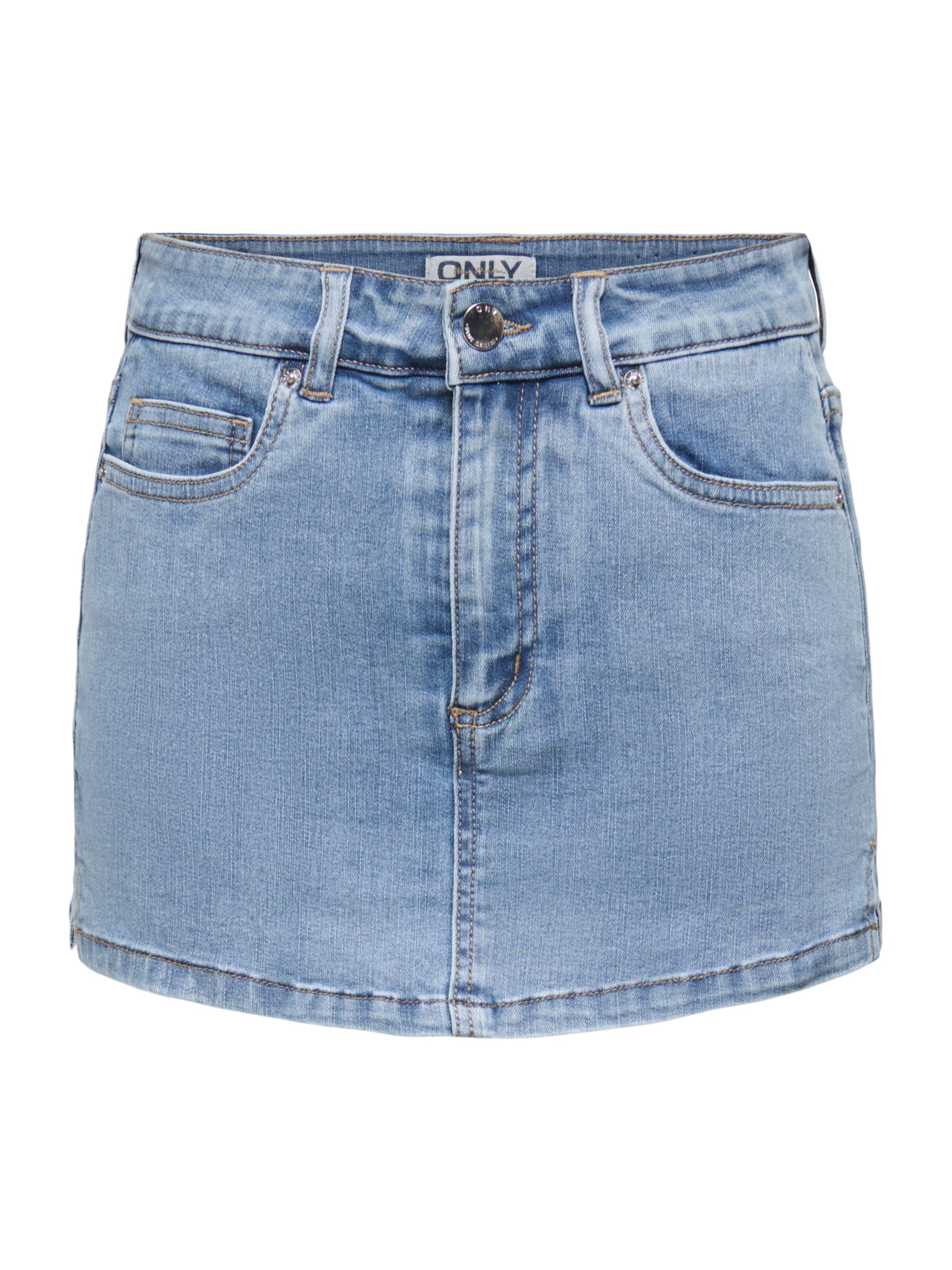 ONLY Hosenrock 'ONLWAUW' in blue denim, Produktansicht