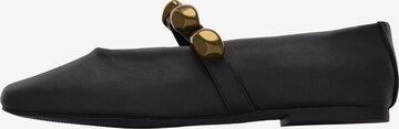 STEVE MADDEN Remballerina 'Poppin' i svart: framsida
