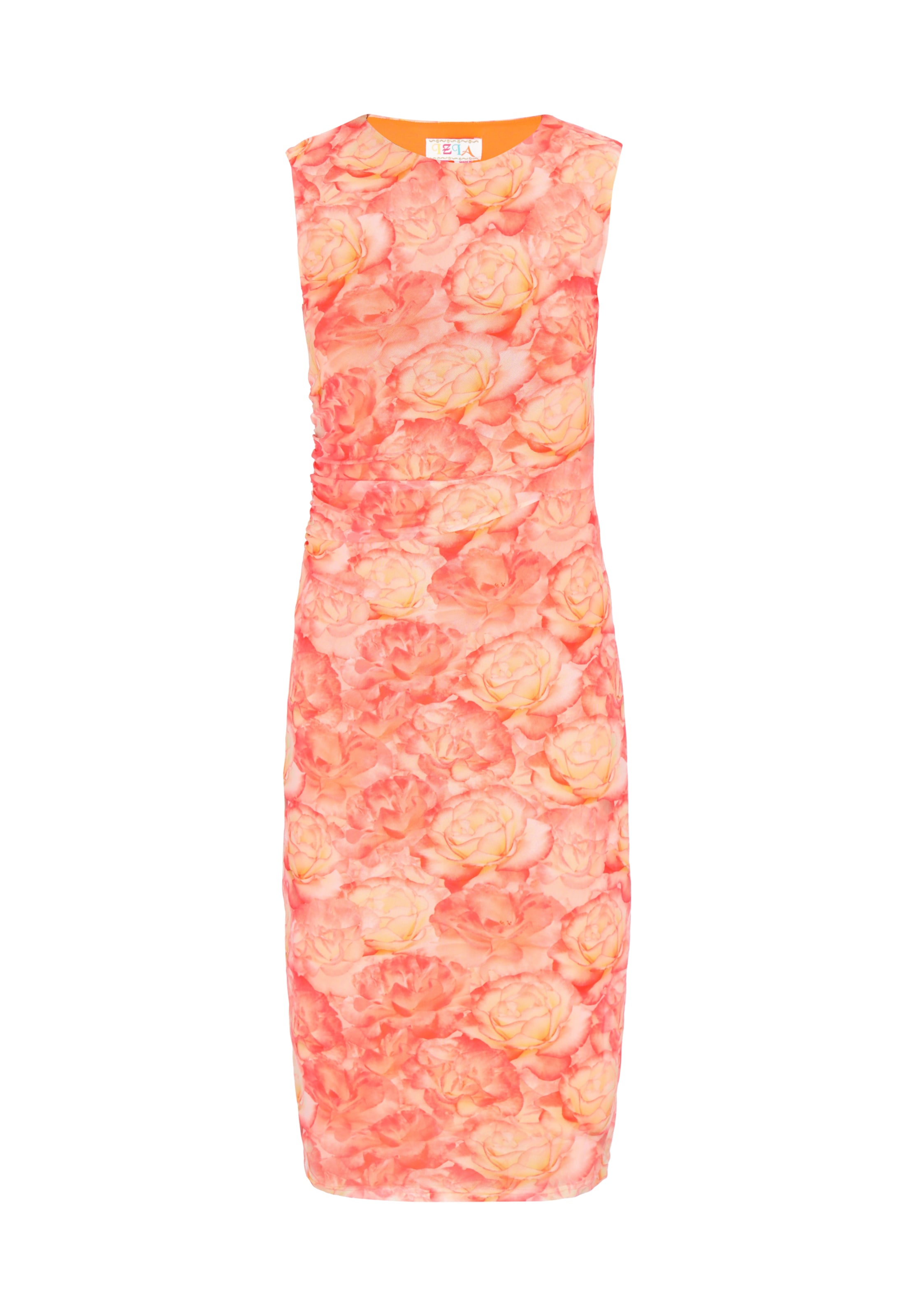 Robe IZIA en orange : devant