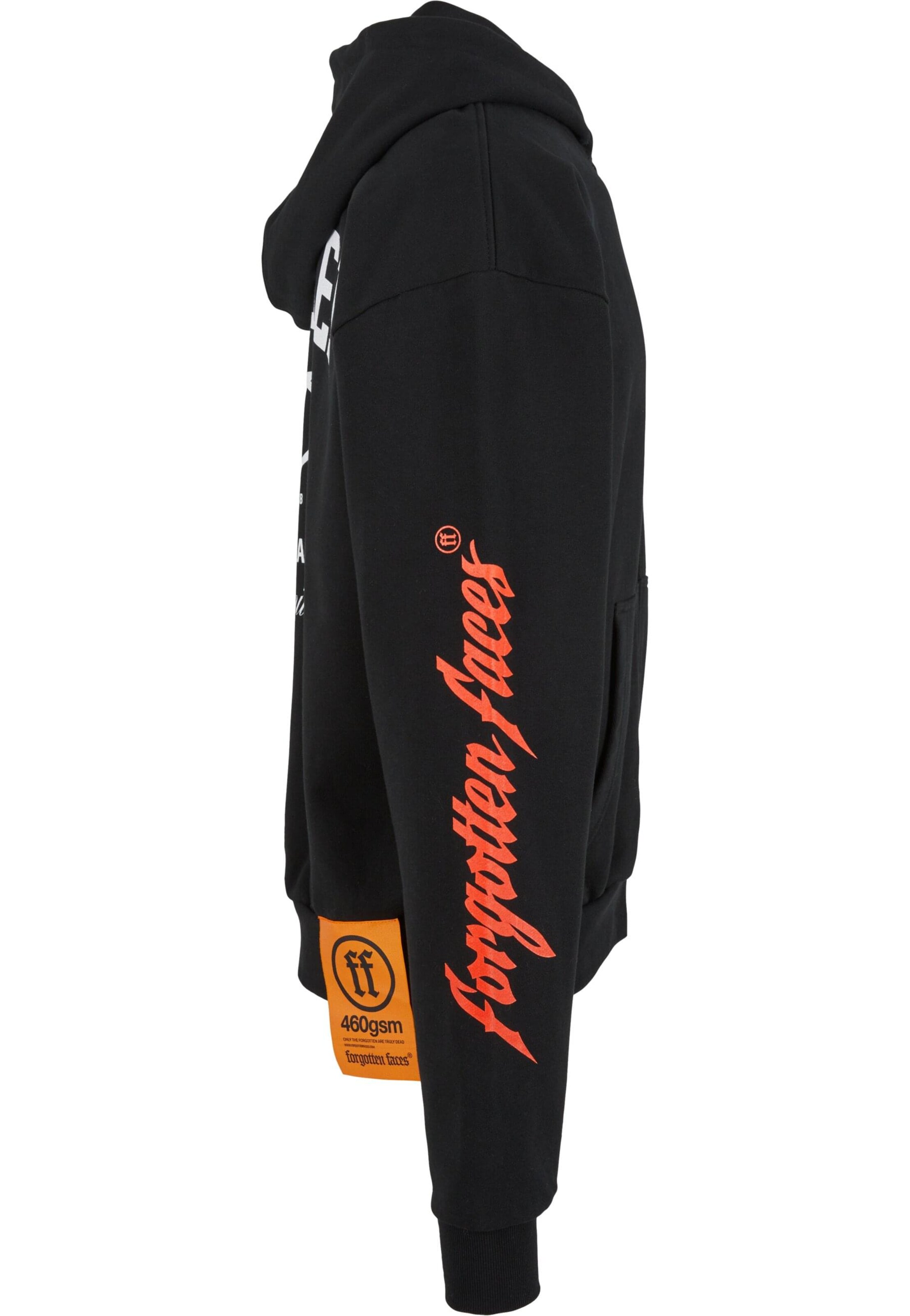 Forgotten Faces Tepláková bunda 'Courage Defines' - Čierna