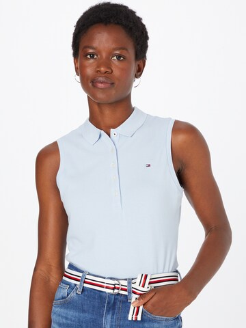 TOMMY HILFIGER Top | modra barva: sprednja stran