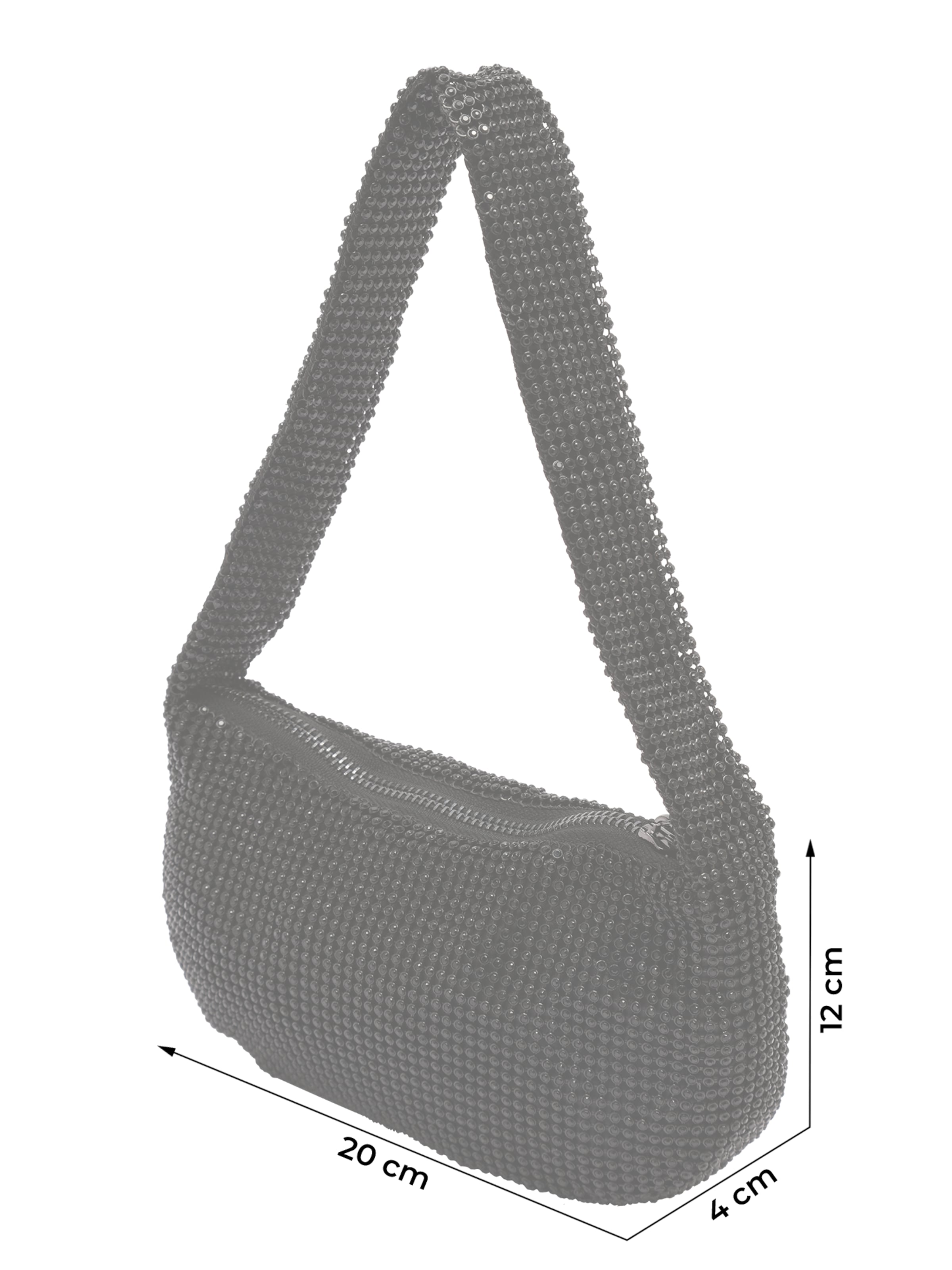 mascara Shoulder Bag in Black