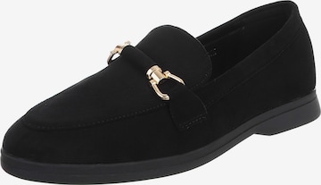 Ital-Design Slipper in Schwarz: Vorderseite