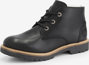 Travelin Lace-Up Shoes in Black: front