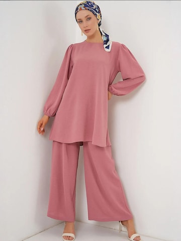 Bigdart - Calças de fato em rosa