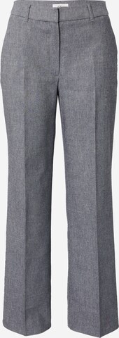 Wide Leg Pantalon à plis s.Oliver BLACK LABEL en bleu : devant