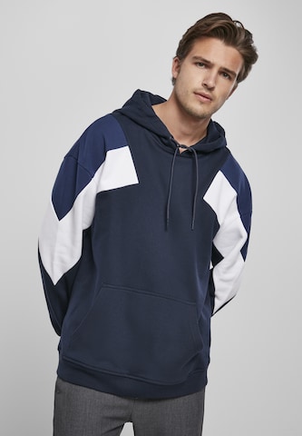 Urban Classics Sweatshirt in Blue: front