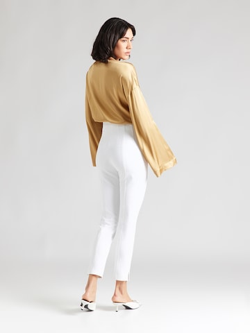 Elisabetta Franchi - Skinny Pantalón en blanco